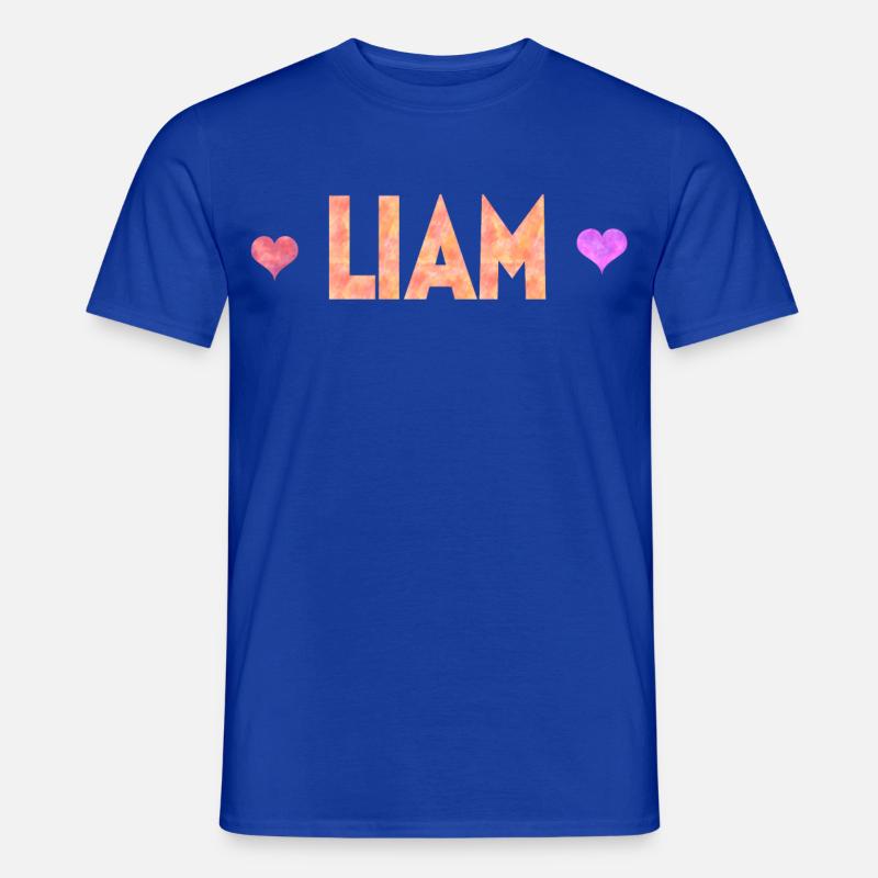 Liam - Männer T-Shirt - Dunkelblau