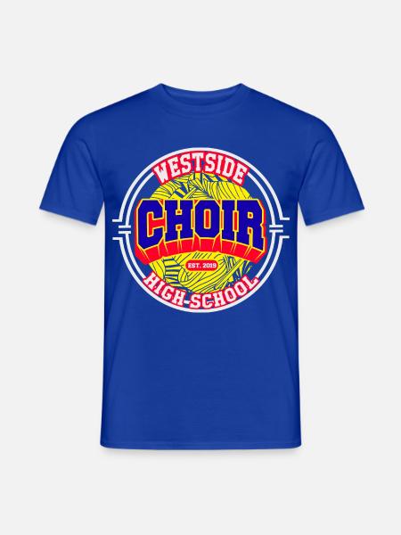 "Westside High School Choir" – Streetwear Edition - Männer T-Shirt - Dunkelblau