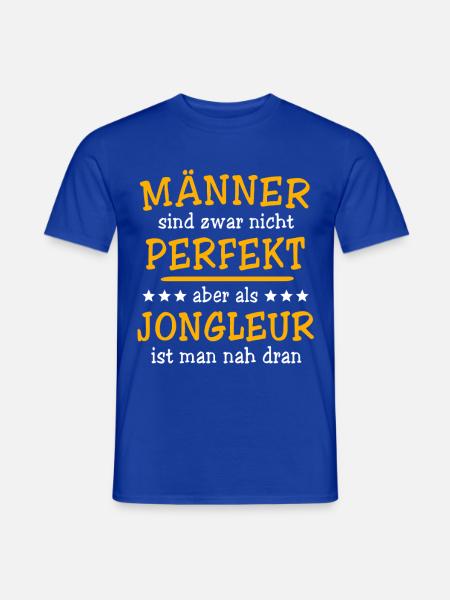Jongleur Jonglieren - Männer T-Shirt - Dunkelblau