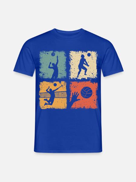 Volleyball Volleyballer Sport Männer Und Jungen - Männer T-Shirt - Dunkelblau