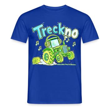 Treckno Traktor Techno Trecker Landwirt Party - Männer T-Shirt - Dunkelblau - Vorne - AI Model Male 178 light (178cm)