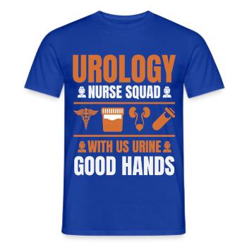 Urologie-krankenschwester--abteilung Pflege - Männer T-Shirt - Dunkelblau - Vorne - AI Model Male 178 light (178cm)