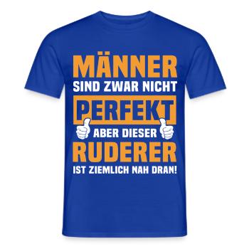 Lustige Ruderer Sprüche - Männer T-Shirt - Dunkelblau - Vorne - AI Model Male 178 light (178cm)
