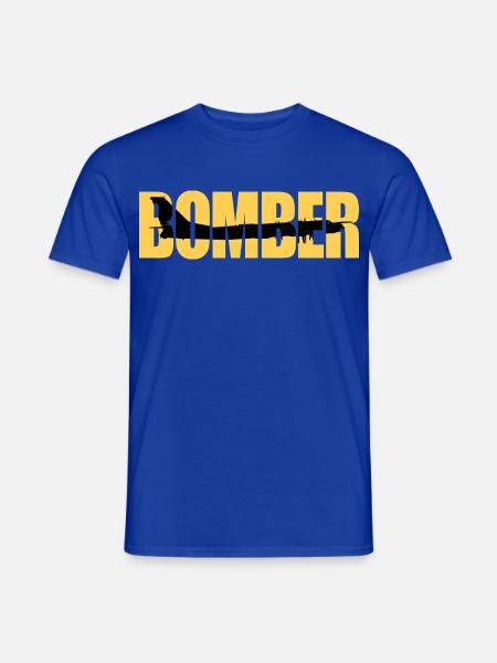 Bomber Tu-95 - Men's T-Shirt - majorelle blue