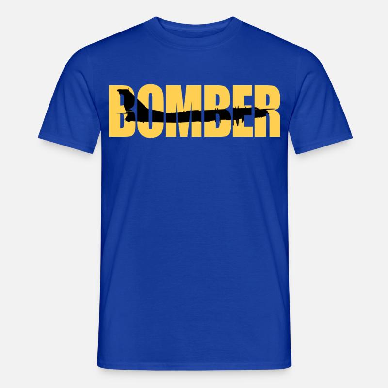 Bomber Tu-95 - Männer T-Shirt - Dunkelblau
