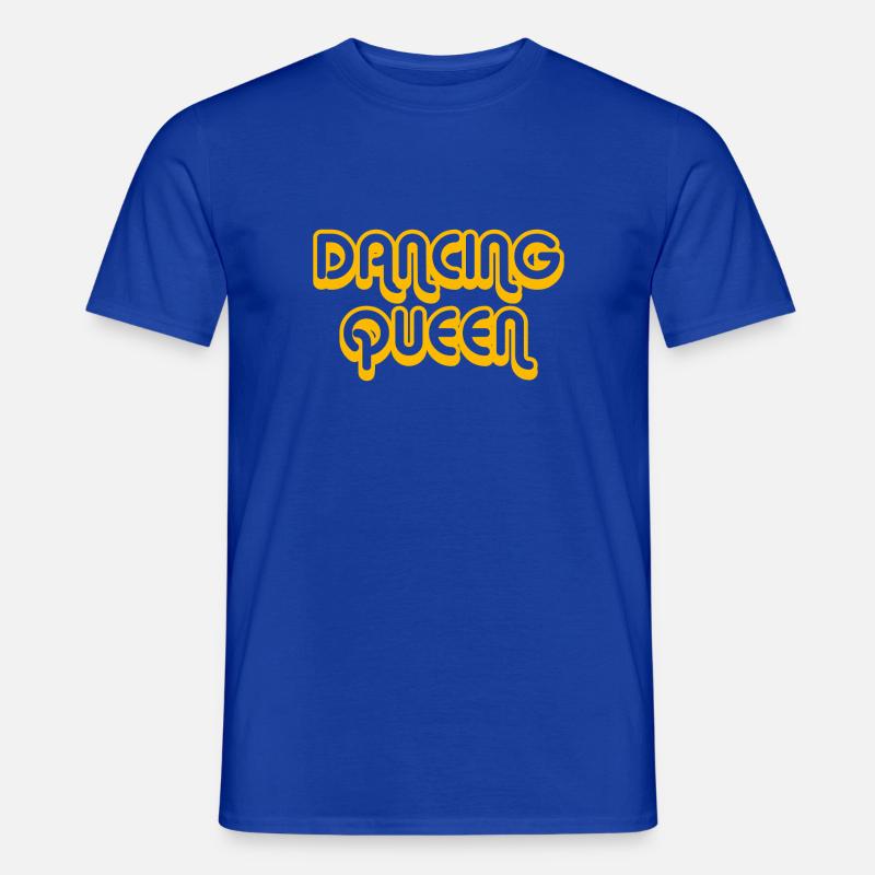 DANCING QUEEN Diskokugel - Männer T-Shirt - Dunkelblau