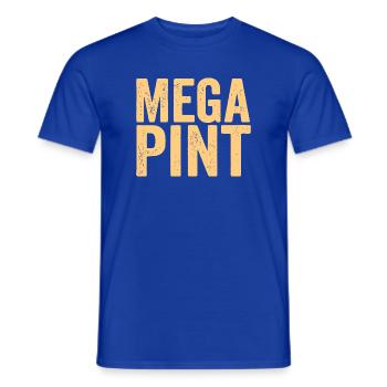 Design typographique audacieux sur fond pastel - T-shirt homme - bleu foncé - Devant - AI Model Male 178 light (178cm)