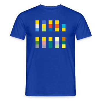 Pixel Springfield - T-shirt homme - bleu foncé - Devant - AI Model Male 178 light (178cm)
