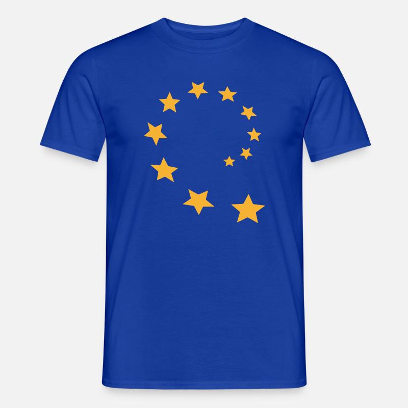 Sternenkreis deformiert 2 - Männer T-Shirt - Dunkelblau