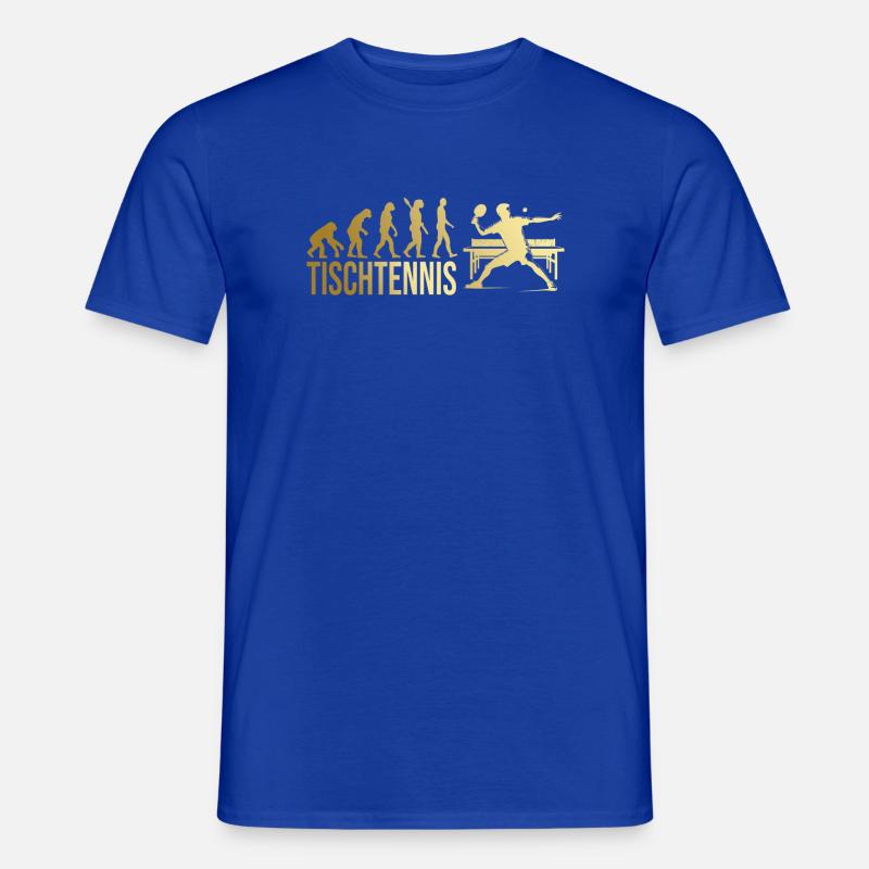 Evolution Tischtennis - Männer T-Shirt - Dunkelblau