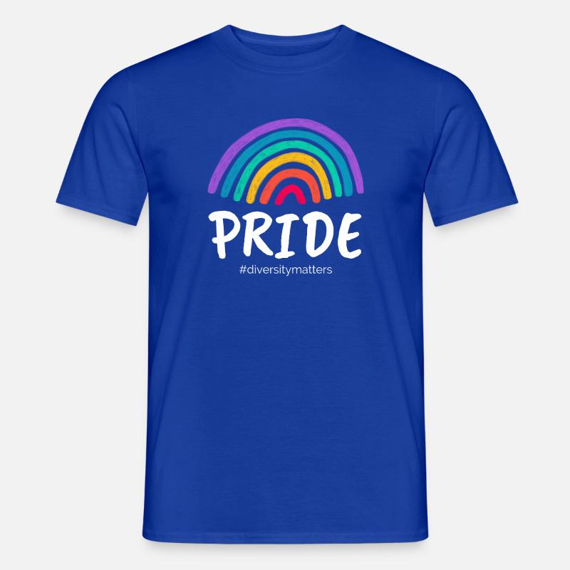 Pride #diversersitymatters - Männer T-Shirt - Dunkelblau