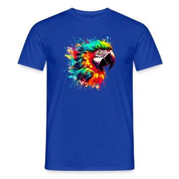 Parrot - Men's T-Shirt - majorelle blue - Front - AI Model Male 178 light (178cm)