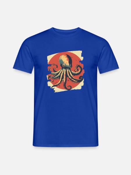 Octopus Octopus - Men's T-Shirt - majorelle blue