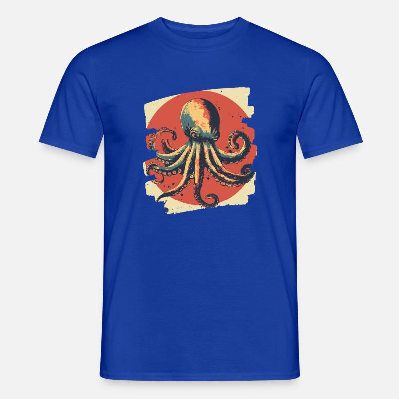 Octopus Octopus - Men’s T-shirt - majorelle blue