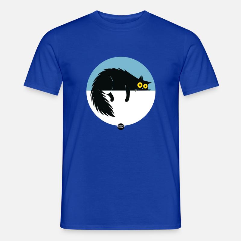 Lazy Surveillance Modus - Männer T-Shirt - Dunkelblau