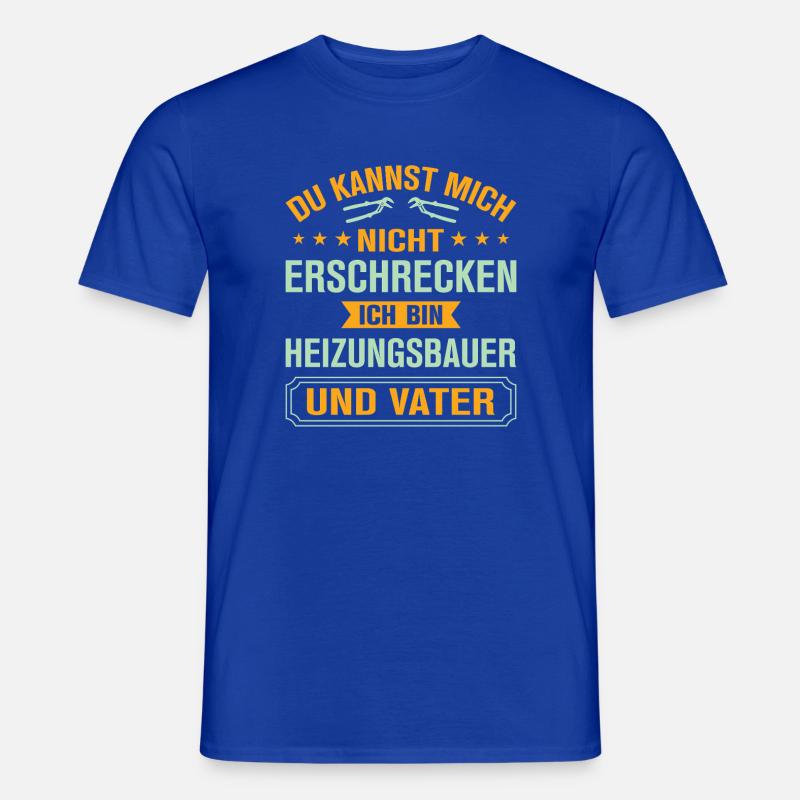Heating Engineer Heating Construction Plumber Plumber - Men's T-Shirt - majorelle blue