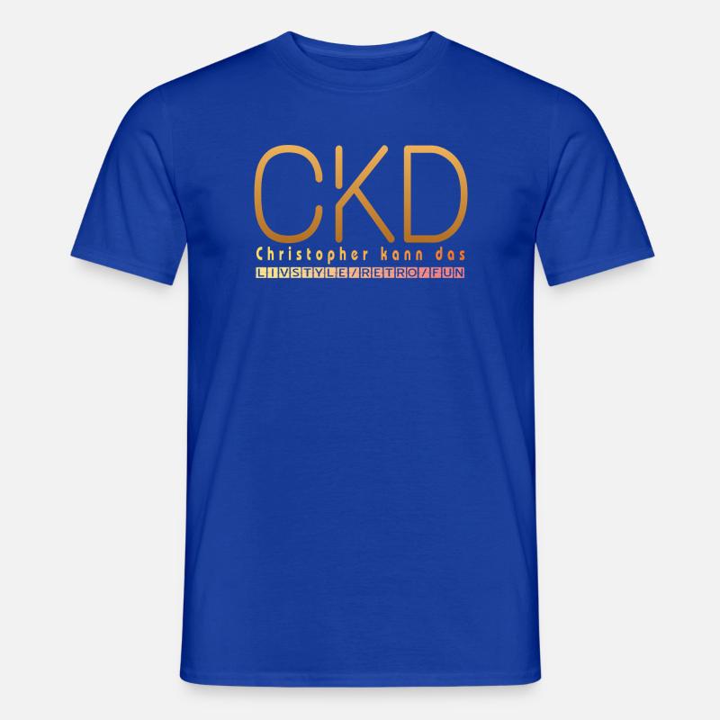 Christopher can do that - Men’s T-shirt - majorelle blue