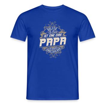 papa golfeur - T-shirt homme - bleu foncé - Devant - AI Model Male 178 light (178cm)