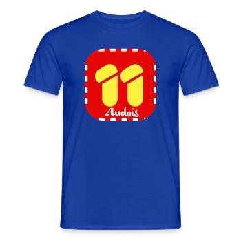 Logo Audois 11 - T-shirt homme - bleu foncé - Devant - AI Model Male 178 light (178cm)