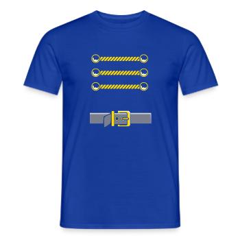 Casse-Noisette Costume Noël - T-shirt homme - bleu foncé - Devant - AI Model Male 178 light (178cm)