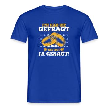 JGA Team Bräutigam Junggesellenabschied - Männer T-Shirt - Dunkelblau - Vorne - AI Model Male 178 light (178cm)