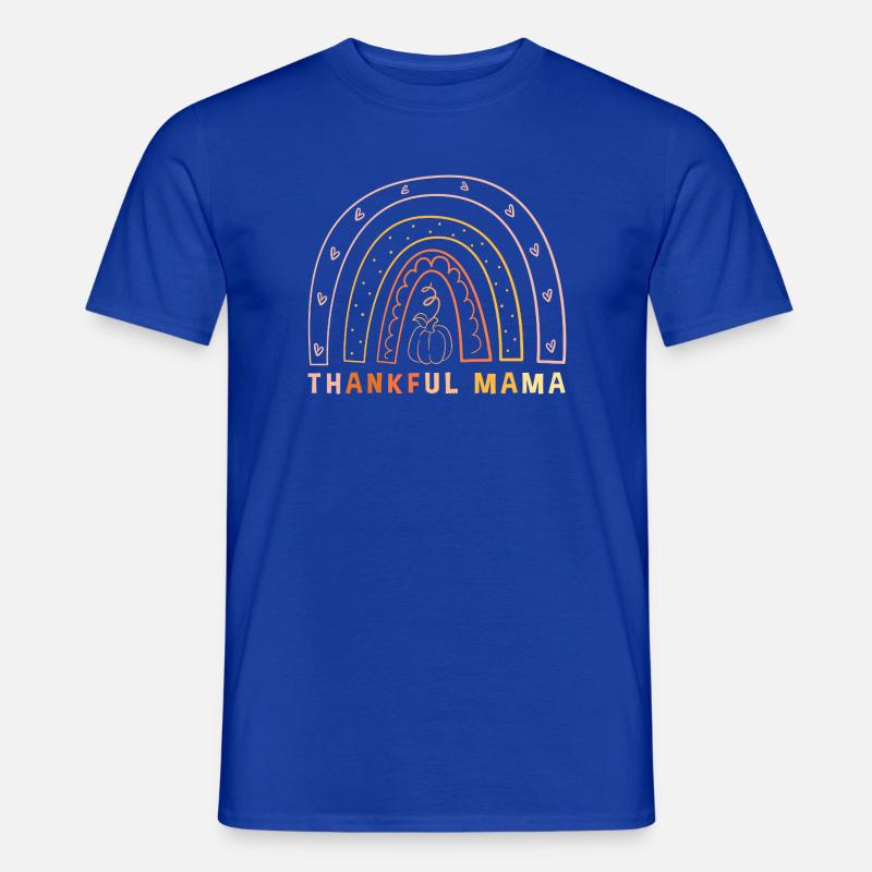 Thanksgiving Mama Mutter Oma Großmutter - Männer T-Shirt - Dunkelblau