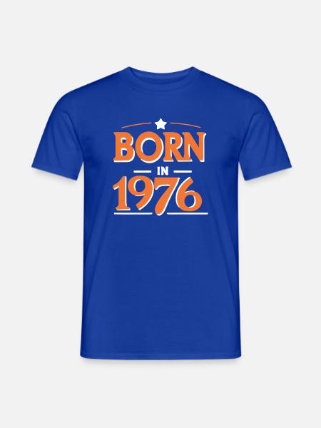 Geboren in 1976 – 50 jaar Retro Kult - Heren T-shirt - donkerblauw