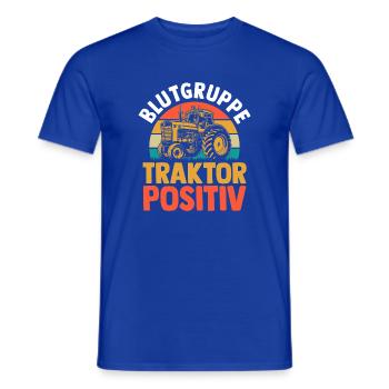 Agriculteur Agriculteur Agriculteur Tracteur Agricole - T-shirt homme - bleu foncé - Devant - AI Model Male 178 light (178cm)