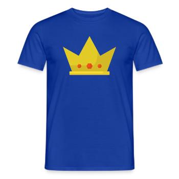 Krone - Männer T-Shirt - Dunkelblau - Vorne - AI Model Male 178 light (178cm)