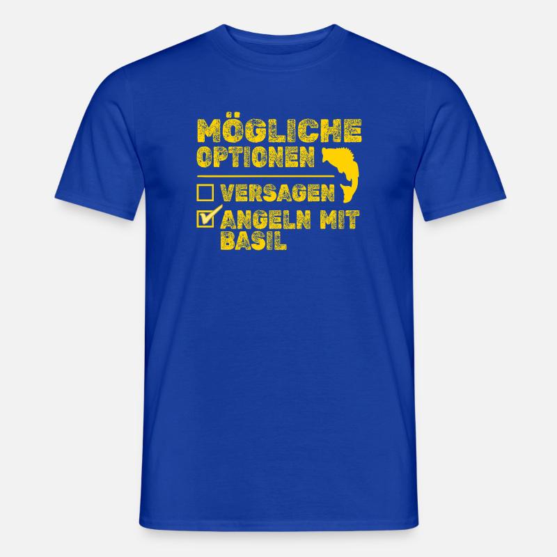 Basil Basil - Männer T-Shirt - Dunkelblau