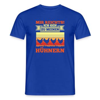 Hühner Hühnerbauer Bauer Landwirt Huhn - Männer T-Shirt - Dunkelblau - Vorne - AI Model Male 178 light (178cm)