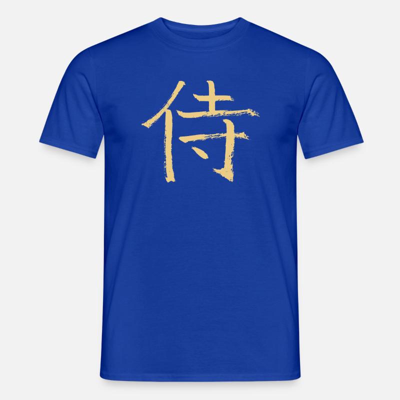 Samurai (Japanisch) - Männer T-Shirt - Dunkelblau