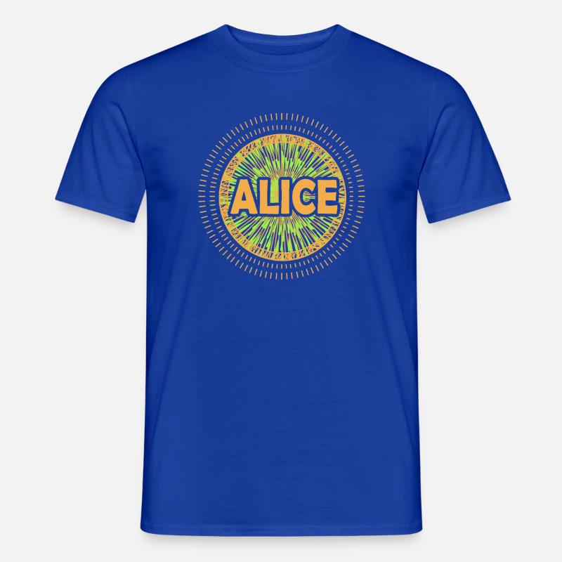 Geschenkidee Alice - Männer T-Shirt - Dunkelblau