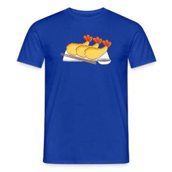Krabbe Languste Meeresfrüchte Shrimp - Männer T-Shirt - Dunkelblau - Vorne - AI Model Male 178 light (178cm)