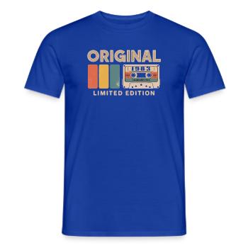 Original 1983 Birthday 1983 Gift 1983 Retro - Men's T-Shirt - majorelle blue - Front - AI Model Male 178 light (178cm)
