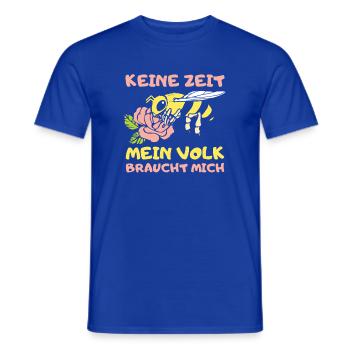 Pas le temps, ma colonie a besoin de moi, apiculteur, apiculture, - T-shirt homme - bleu foncé - Devant - AI Model Male 178 light (178cm)