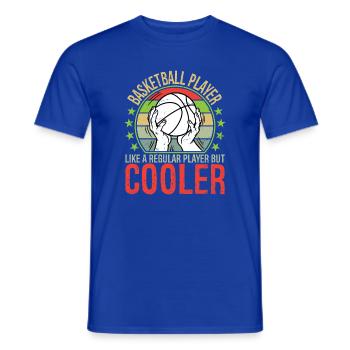Basketball Player Like A Regular Player But Cooler - Men's T-Shirt - majorelle blue - Front - AI Model Male 178 light (178cm)