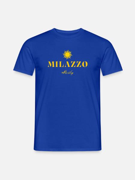 Milazzo Sicily Sun  - Men's T-Shirt - majorelle blue