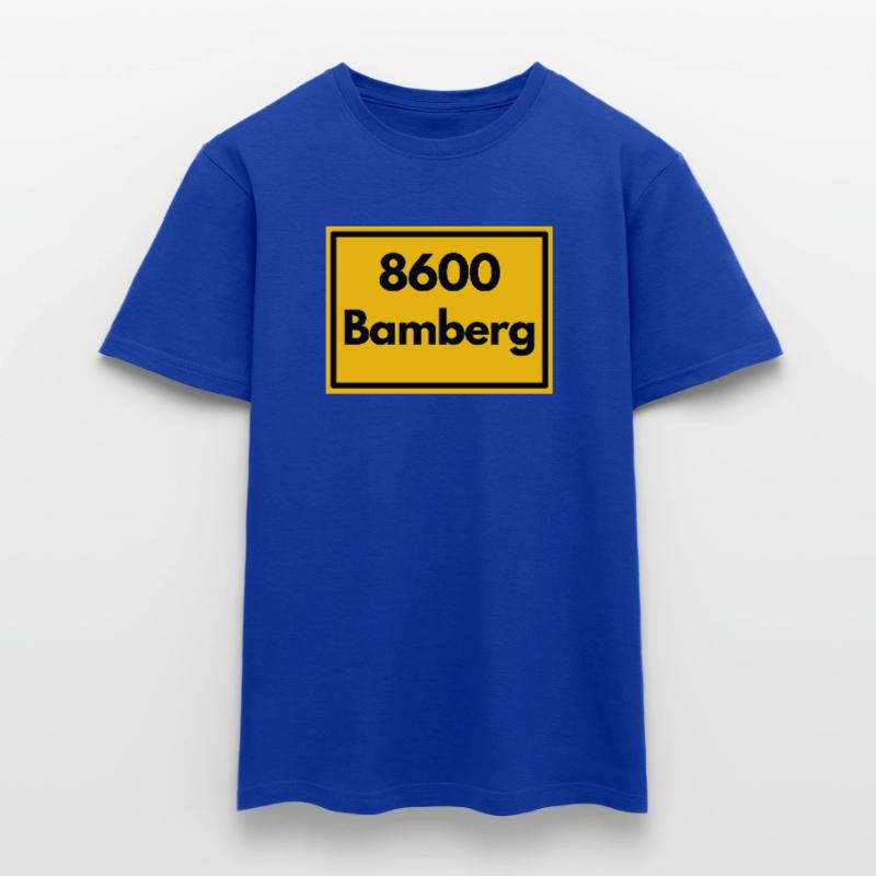 OLD POSTCODE POSTCODE RETRO 8600 BAMBERG FRANKEN Men's T-Shirt
