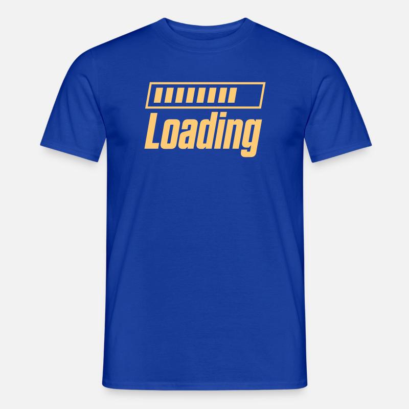 Loading  - Männer T-Shirt - Dunkelblau