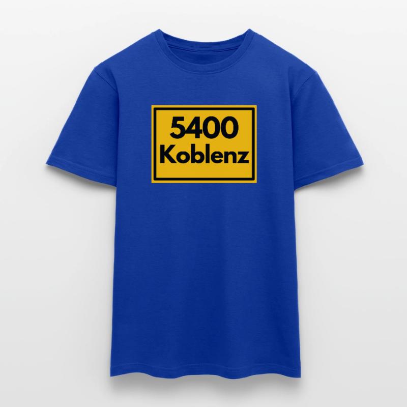 OLD POSTCODE POSTCODE RETRO 5400 KOBLENZ GERMAN Men’s T-shirt
