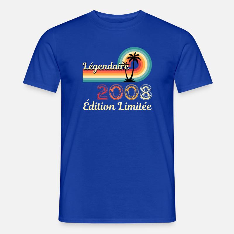 Legendary 2008, limitierte Edition - Männer T-Shirt - Dunkelblau