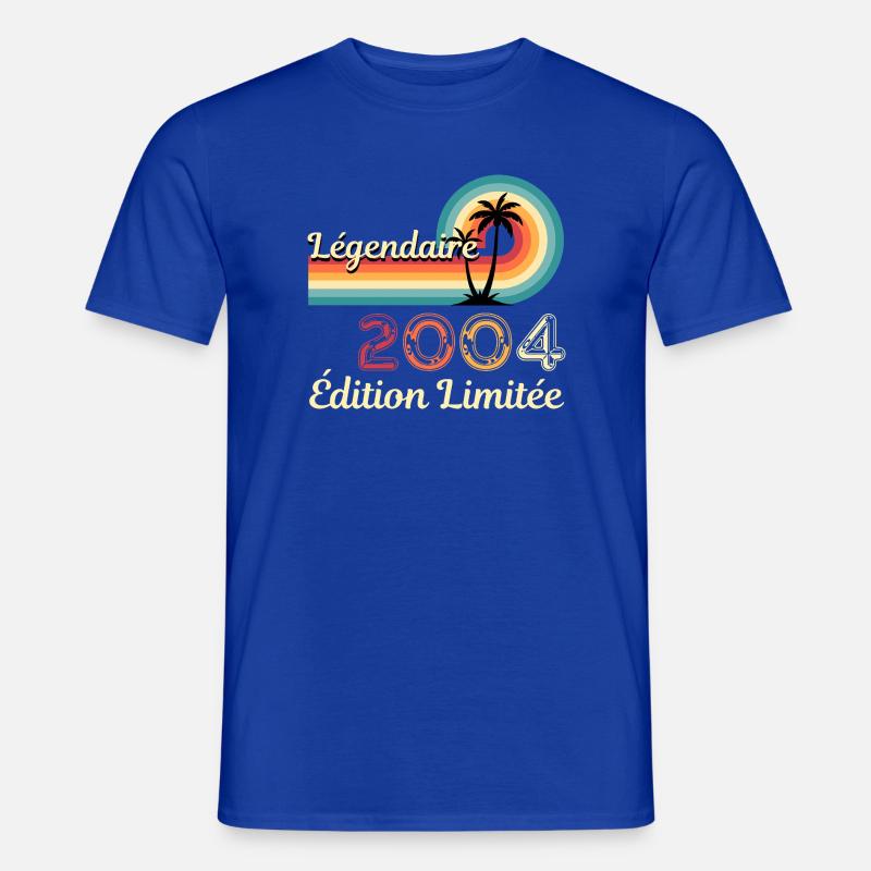 Legendary 2004, limitierte Edition - Männer T-Shirt - Dunkelblau