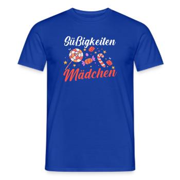 Sweets Sweet Tooth Cute Girl - Men's T-Shirt - majorelle blue - Front - AI Model Male 178 light (178cm)