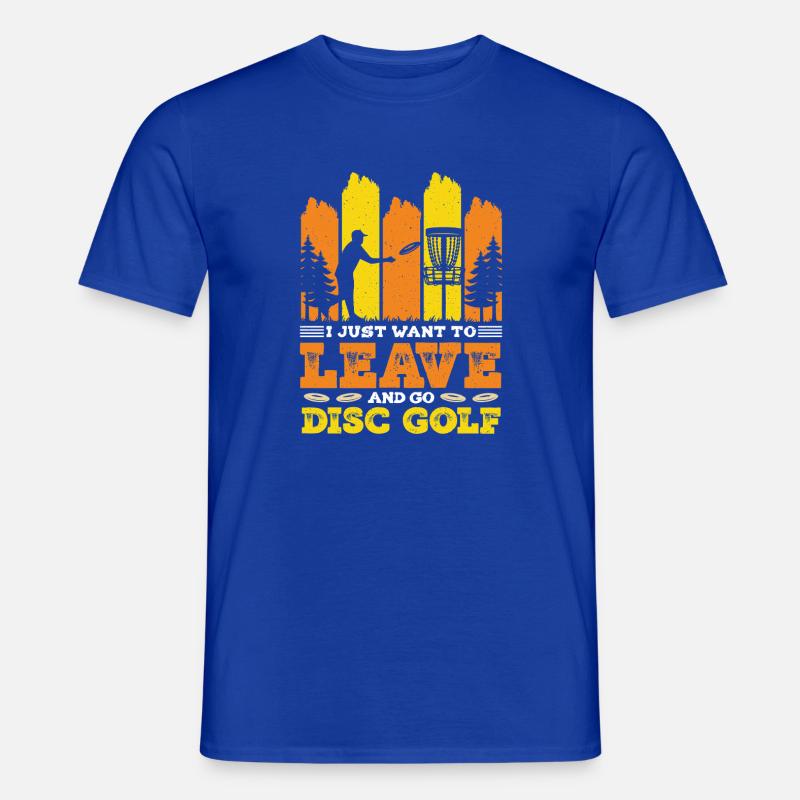 Disc Golf Geschenke Discgolf - Männer T-Shirt - Dunkelblau