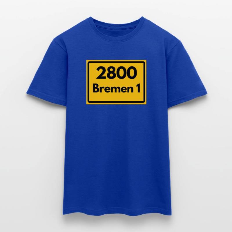 OLD POSTCODE POSTCODE RETRO 2800 BREMEN 1 – HANSE Men’s T-shirt