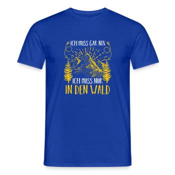 Jagd Jagen Waidmann Jäger - Männer T-Shirt - Dunkelblau - Vorne - AI Model Male 178 light (178cm)