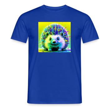 hérisson - T-shirt homme - bleu foncé - Devant - AI Model Male 178 light (178cm)