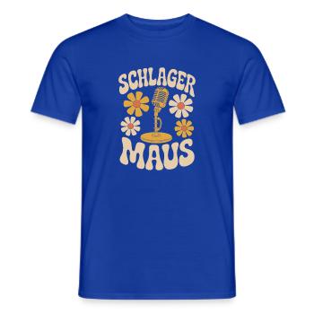 Schlager Maus Party Crew JGA Frauen Schlagermaus - Männer T-Shirt - Dunkelblau - Vorne - AI Model Male 178 light (178cm)