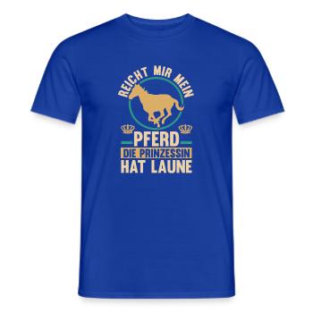 Reiten Pferdeliebhaber Reiterhof Pferde - Männer T-Shirt - Dunkelblau - Vorne - AI Model Male 178 light (178cm)
